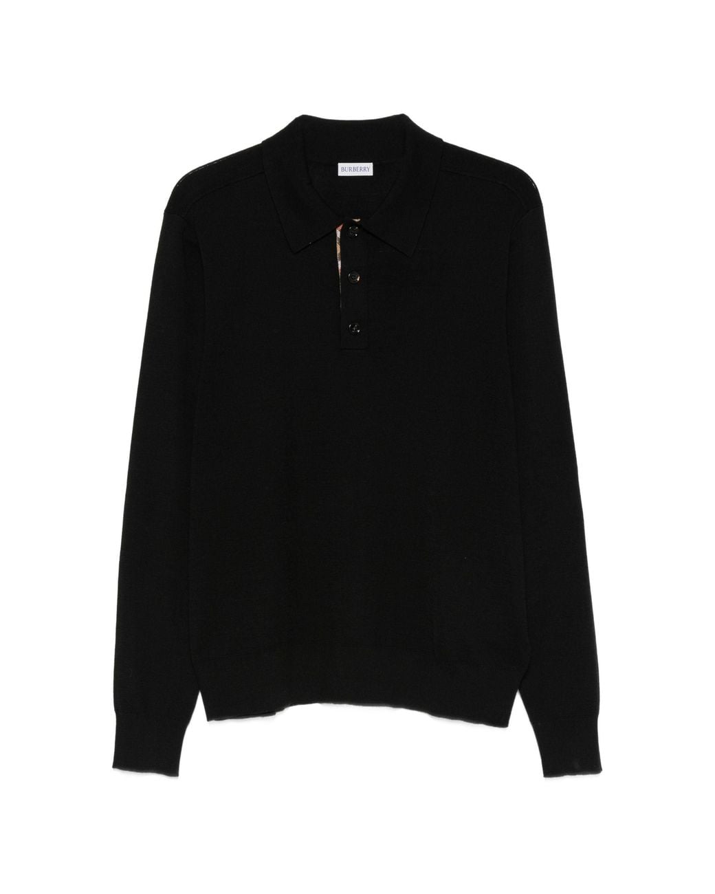 Burberry Black Marcus Long Sleeve T-Shirt for men