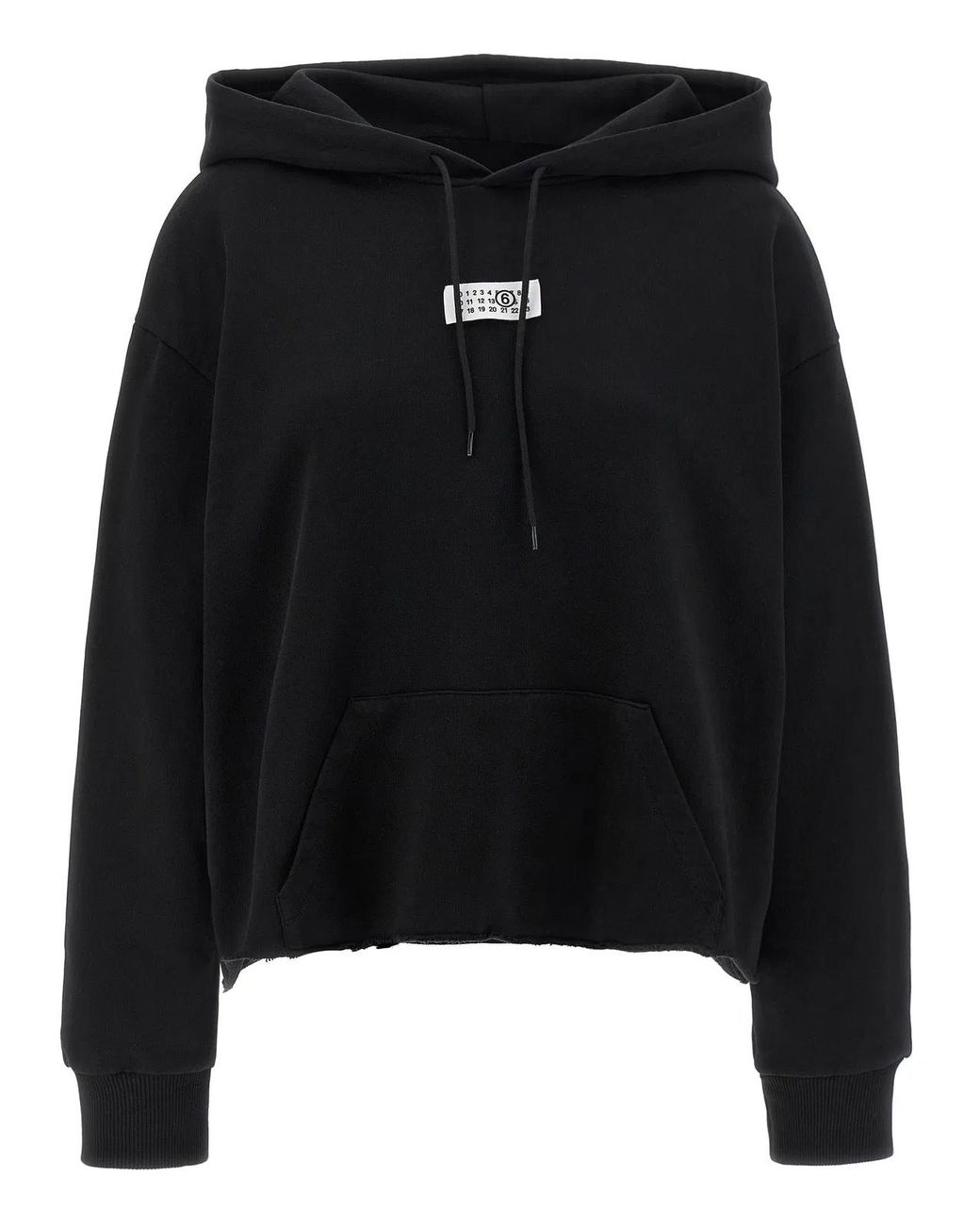 MM6 by Maison Margiela Black 'Numeric Signature Mm6' Hoodie