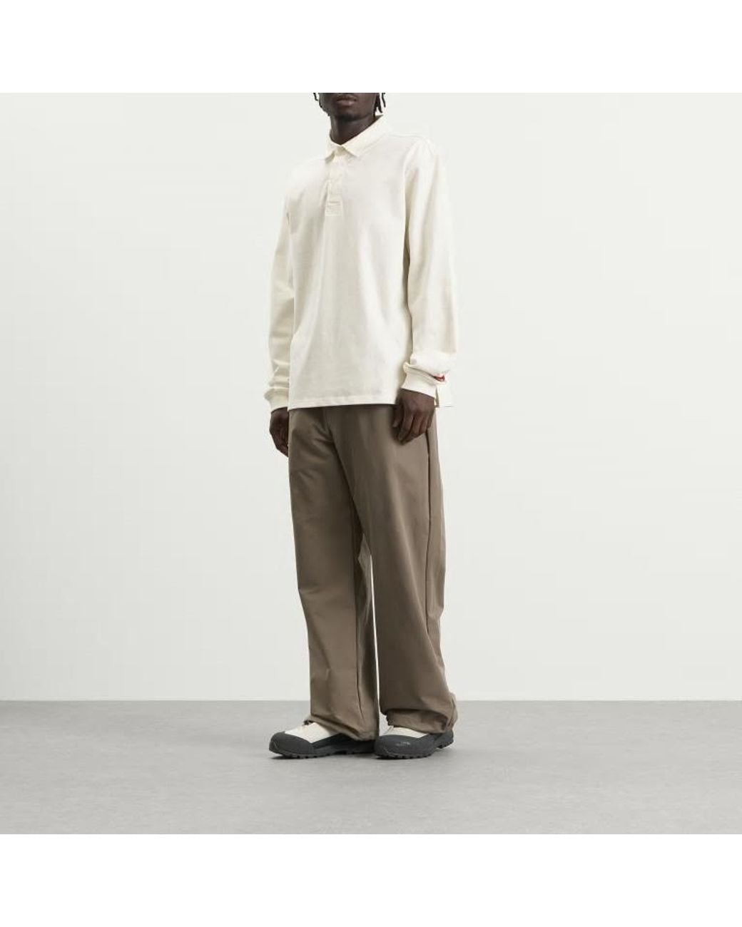 The North Face White Box Rugby Shirt for men
