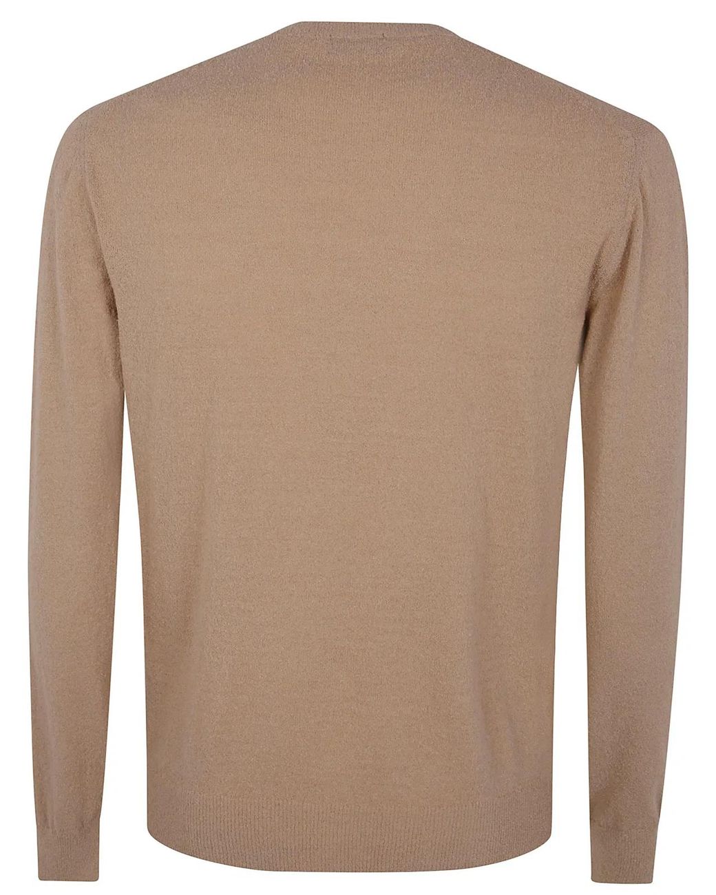 Drumohr Brown Long Sleeves Round Neck Sweater for men