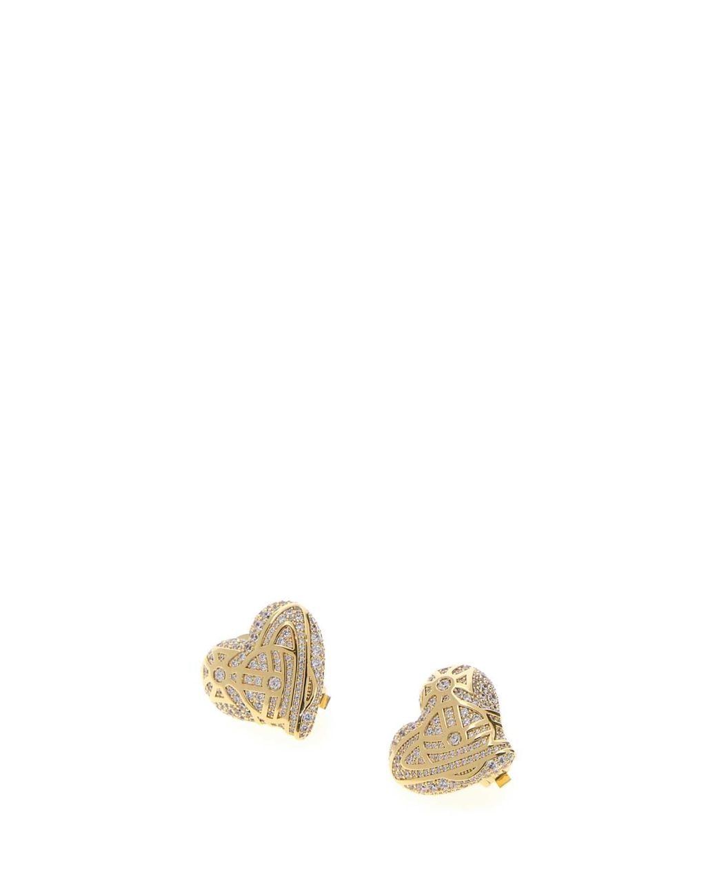 Vivienne Westwood White Evangeline Earrings