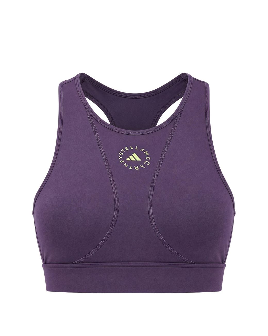 Adidas By Stella McCartney Purple Smc Tst Crop Mini