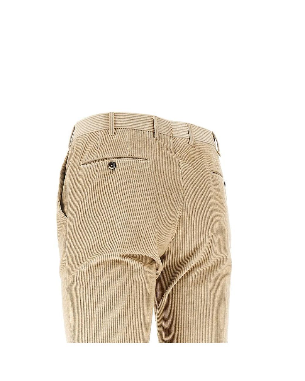 PT Torino Natural Corduroy Slim Fit Pants for men