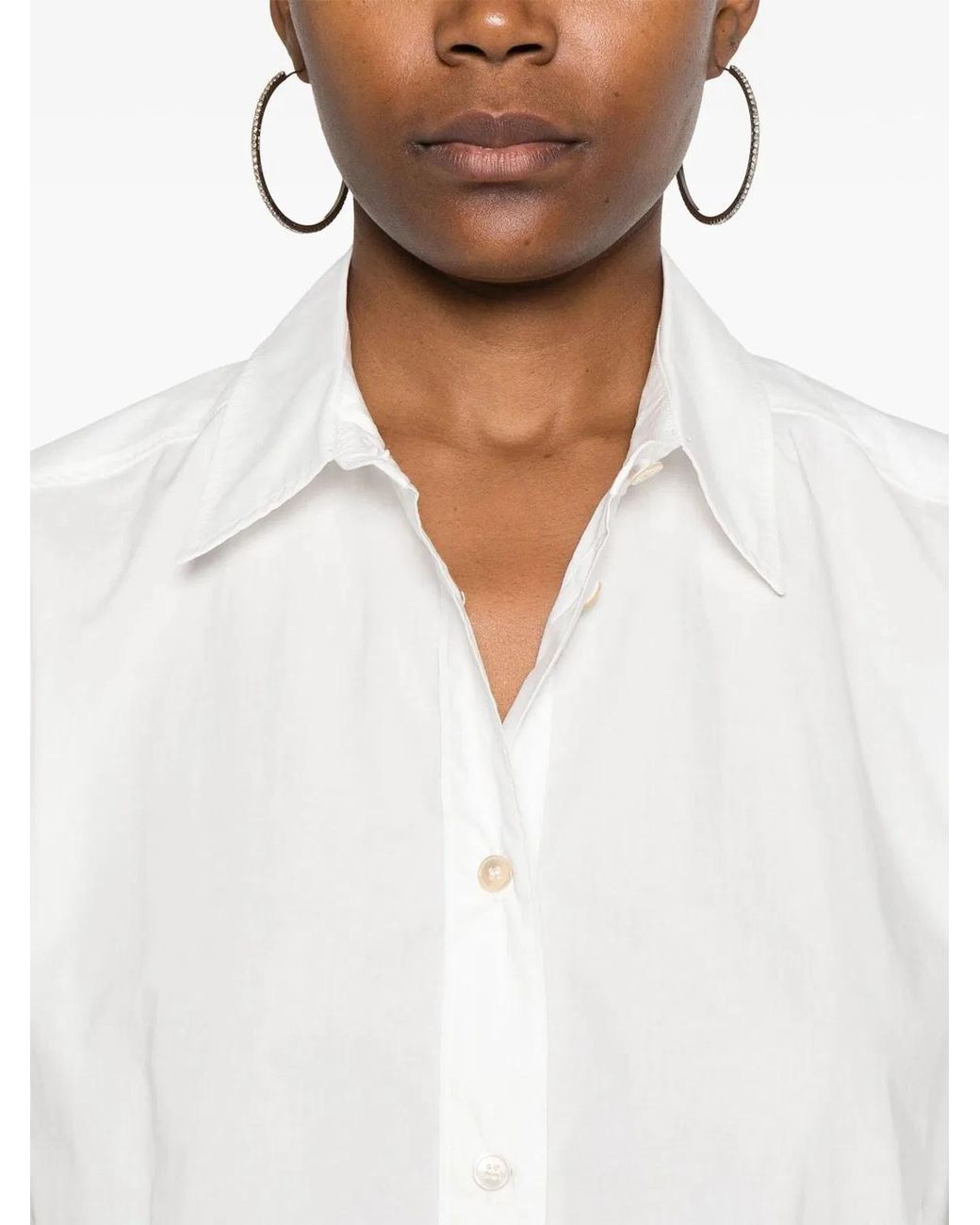 Forte_forte White Essential Bci Cotton Poplin Shirt