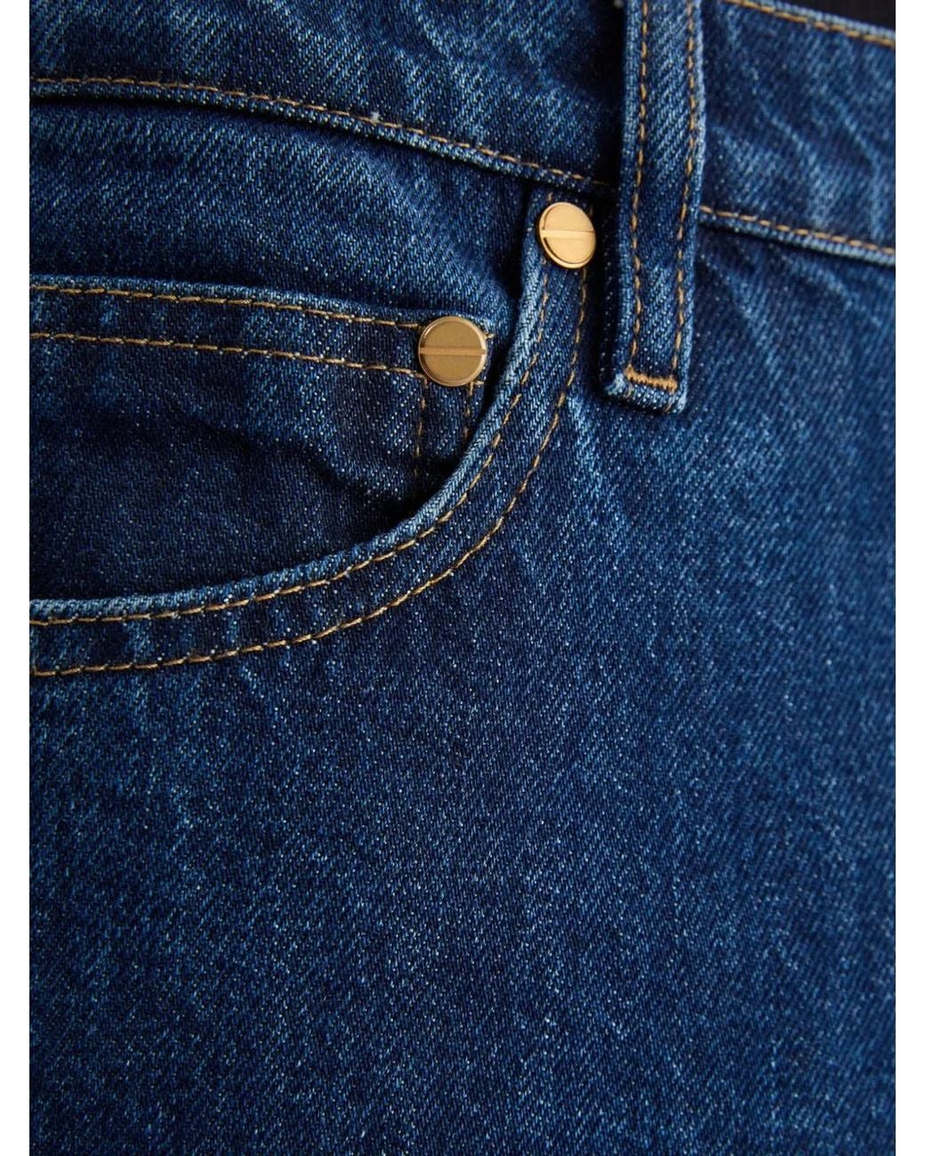 Jil Sander Blue Cotton Jeans for men
