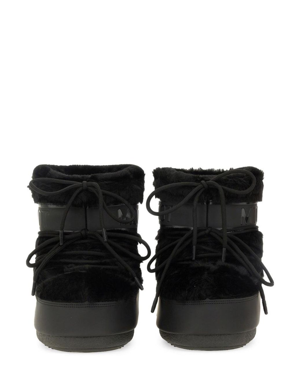 Moon Boot Black Stivale "Icon" Low