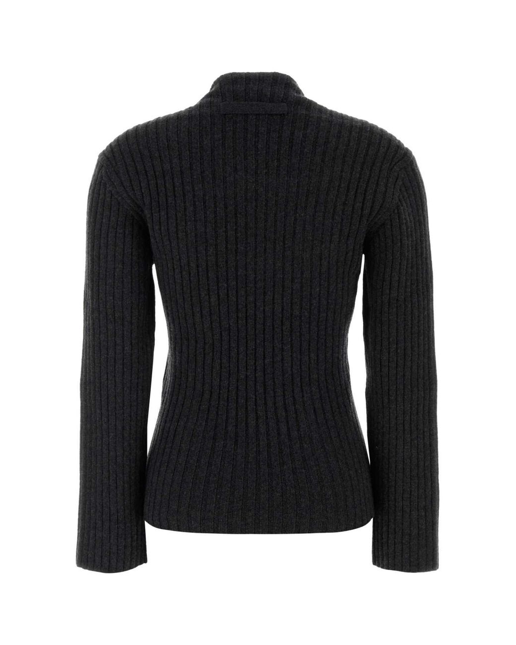 Victoria Beckham Black Rib Jumper