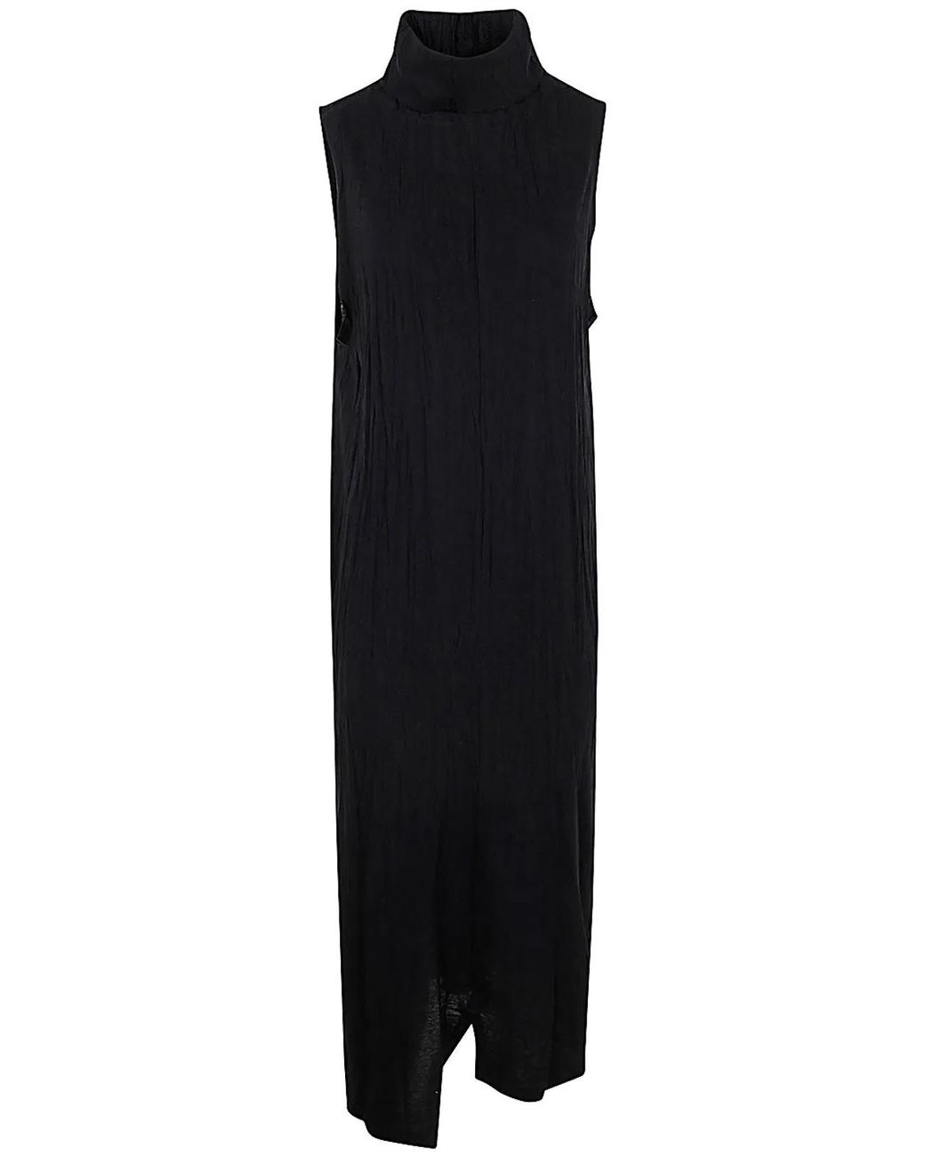 Y's Yohji Yamamoto Black O Hn Sleeveless Dress