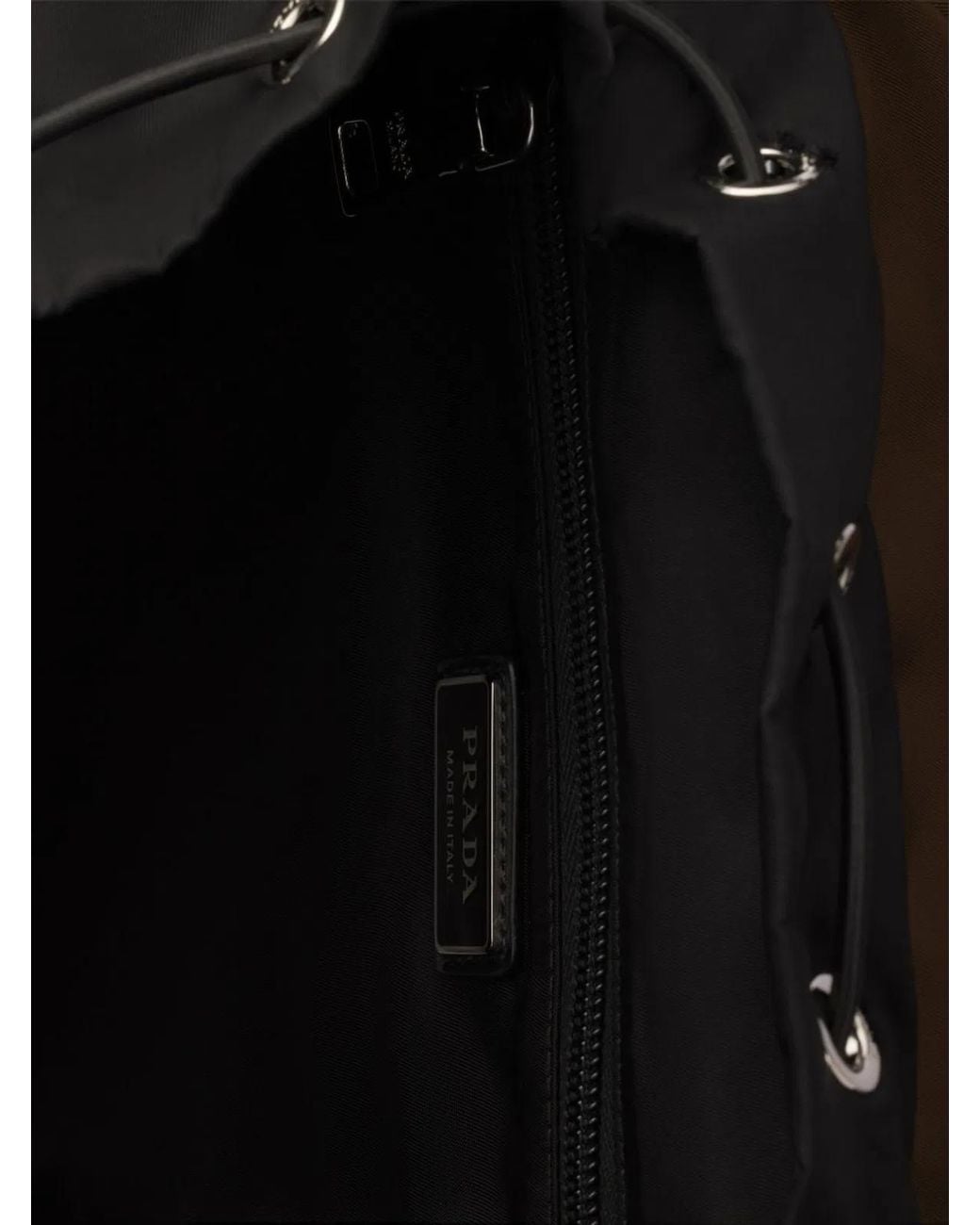 Prada Black Re-Nylon Backpack for men