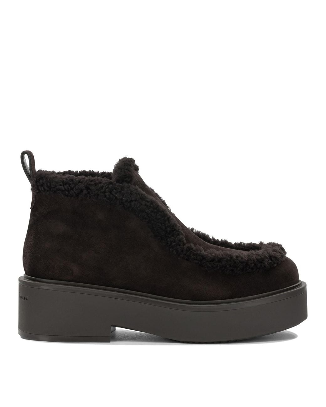 Gianvito Rossi Black "Yari" Pull-On Ankle Boots