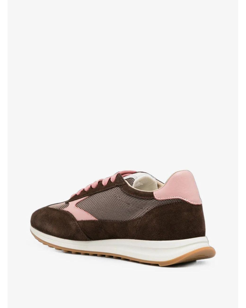 Furla Brown Retro Lace-Up Sneaker