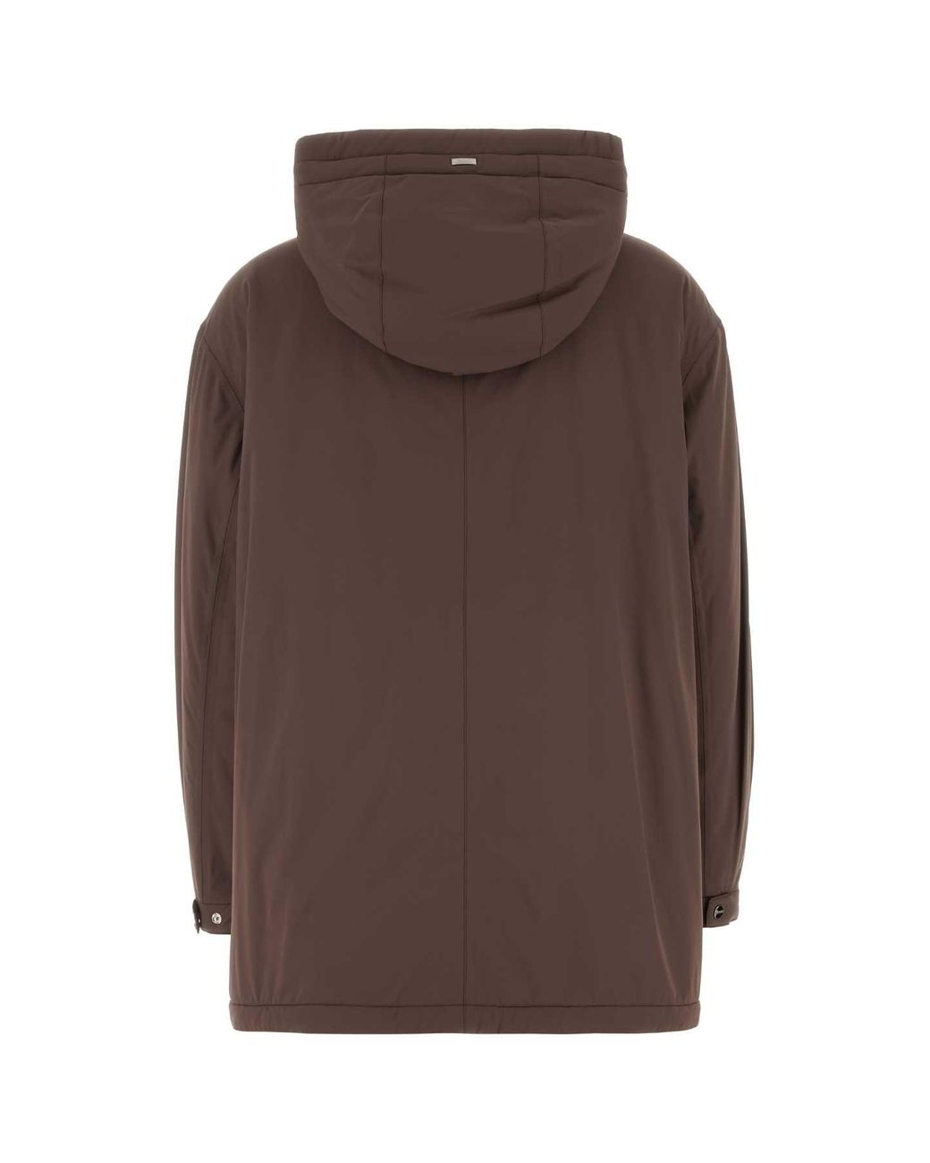 Herno Brown Stretch Nylon Jacket