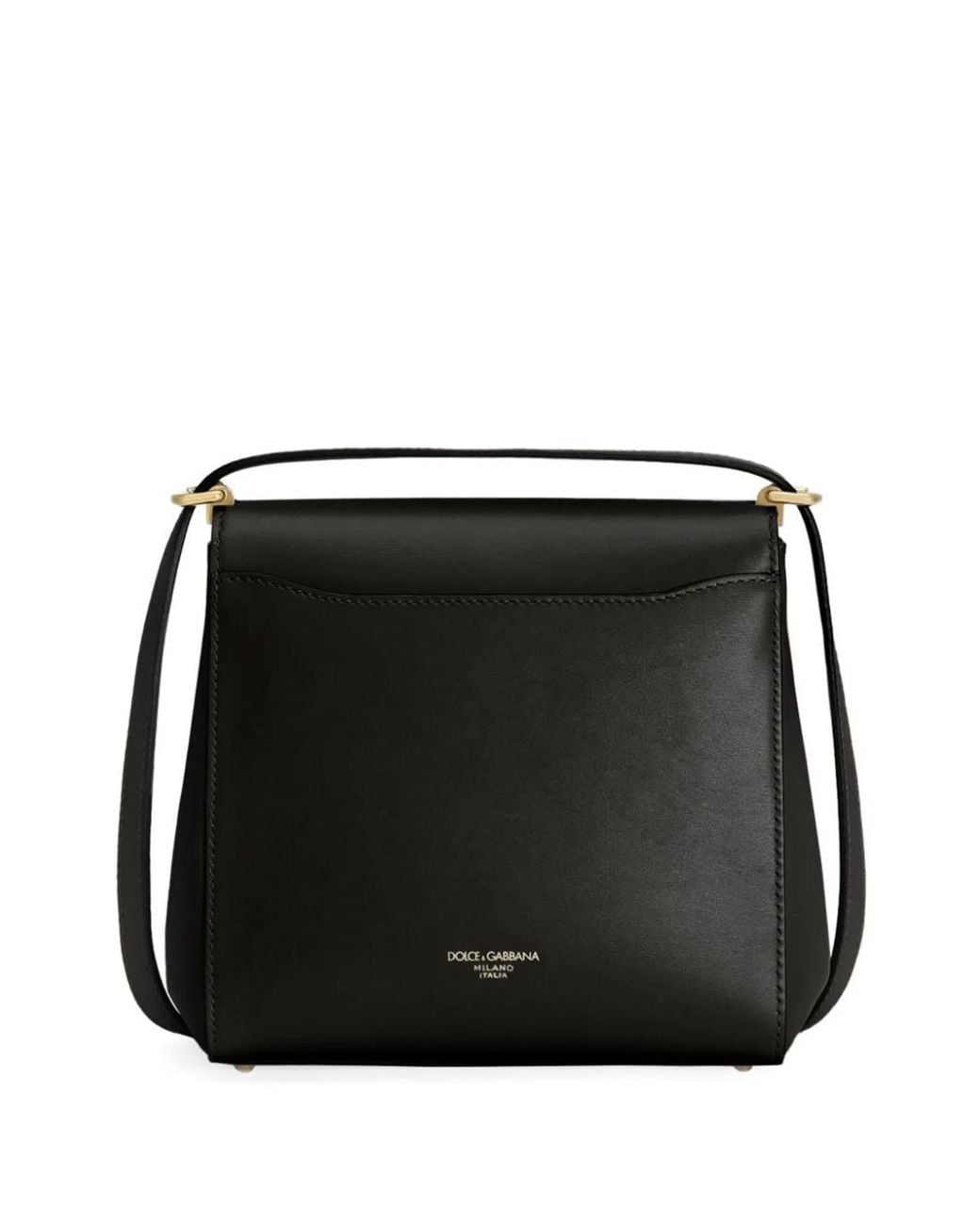 Dolce & Gabbana Black Dolce & Gabbana Leather Marlene Crossbody Bag