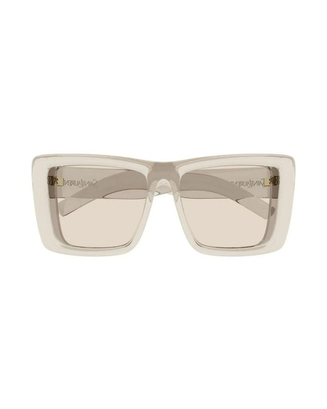 Saint Laurent White Sunglasses
