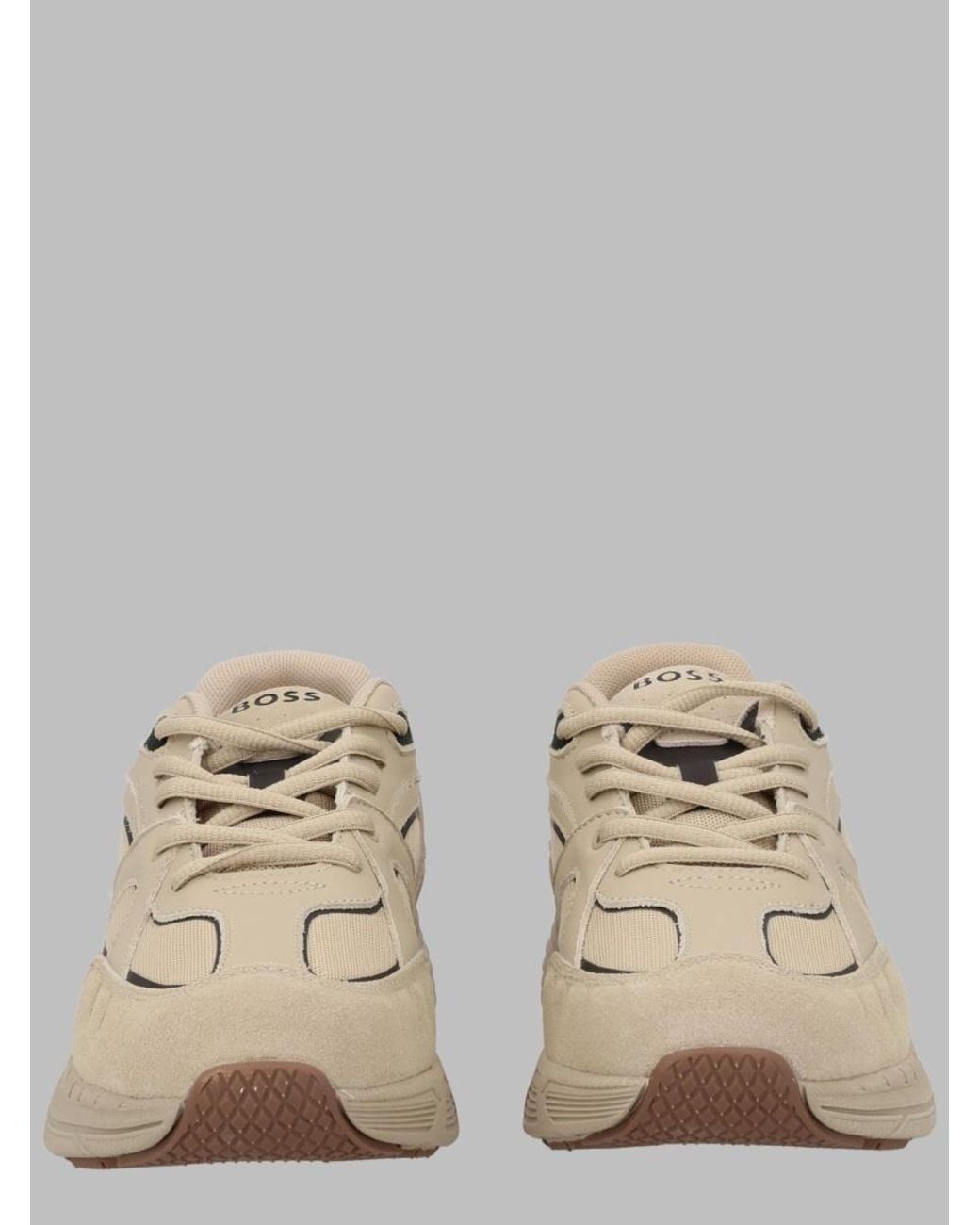 Boss Natural Sneaker Con Lacci