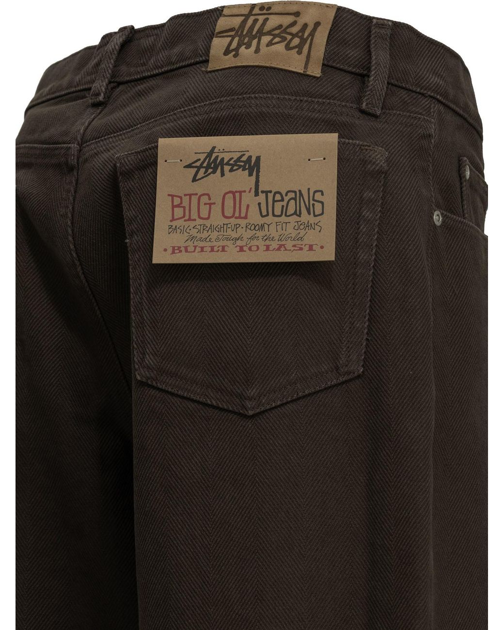 Stussy Gray Stussy Jeans for men