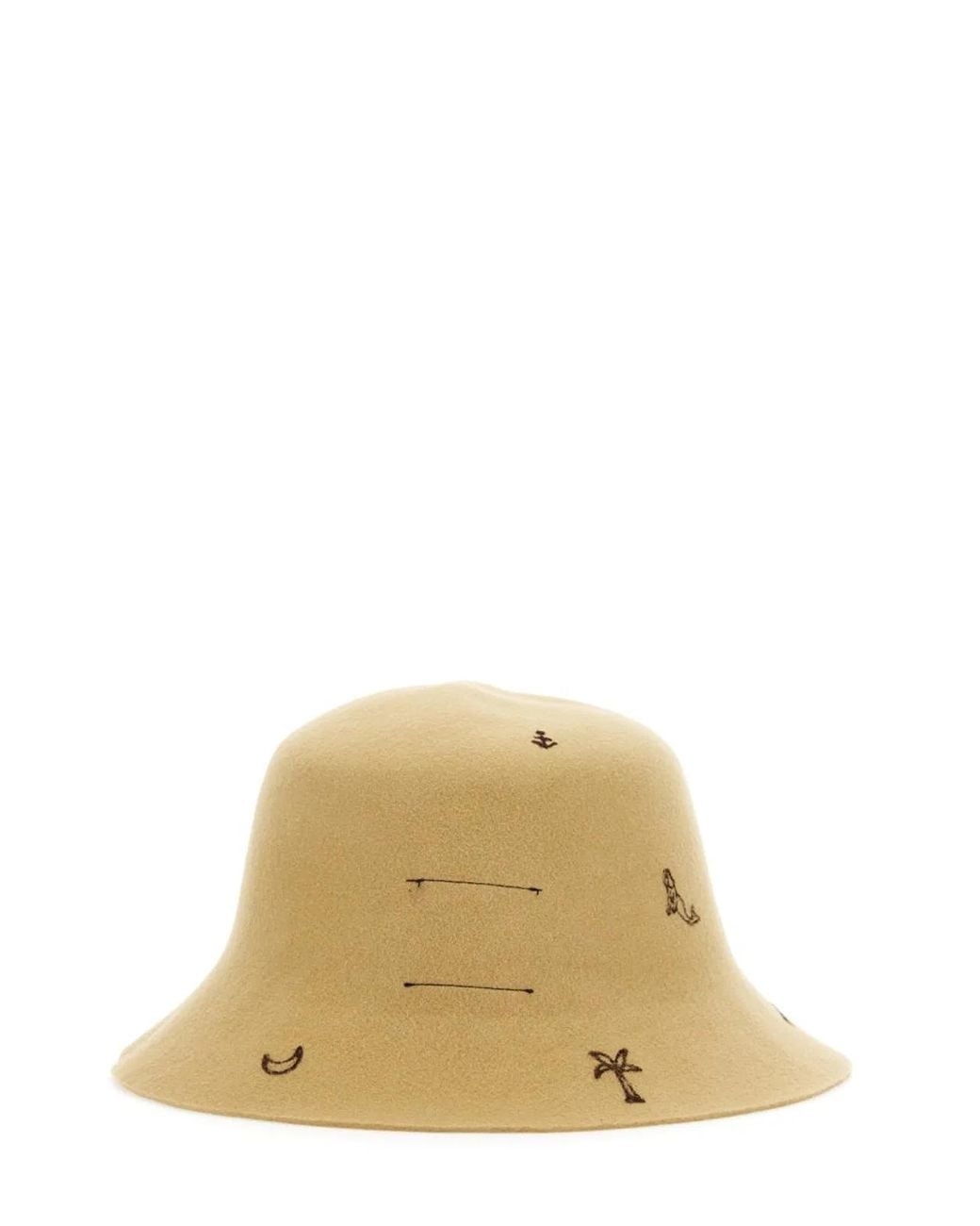 SUPERDUPER FEAT LORENZOJOVA Natural Freya Hat for men