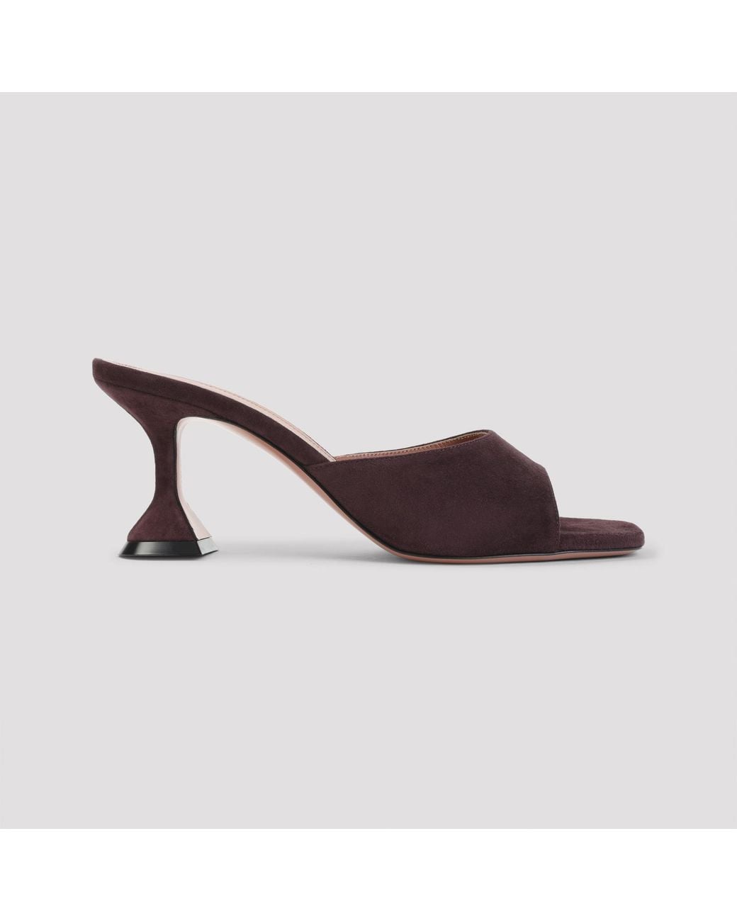 AMINA MUADDI Brown Merlot Lupita 70 Slippers