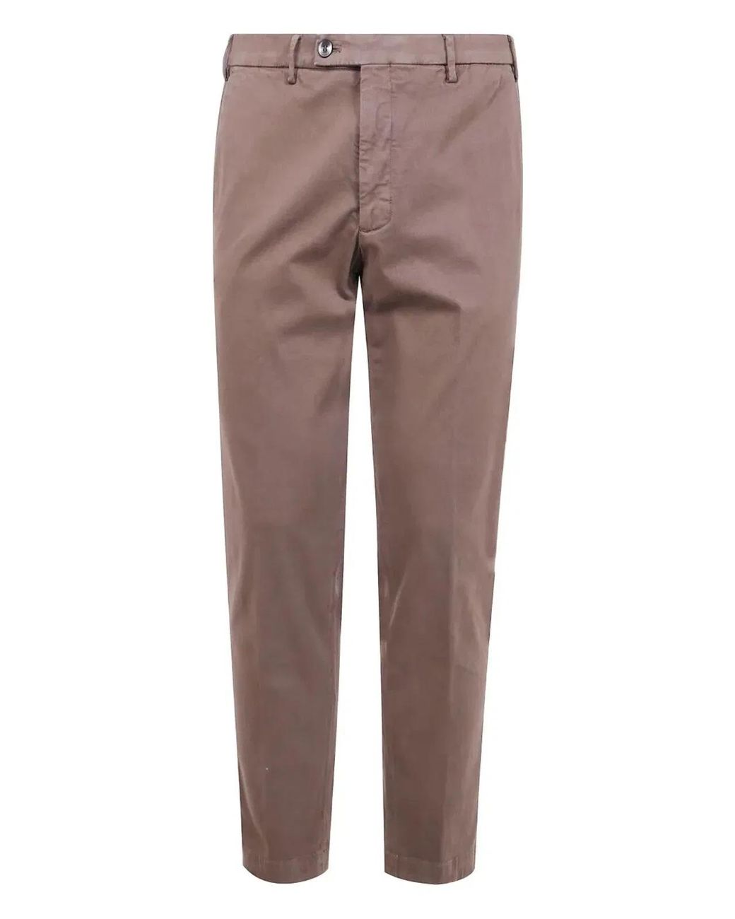 Michael Coal Brown "Capri American Pocket" Trousers for men