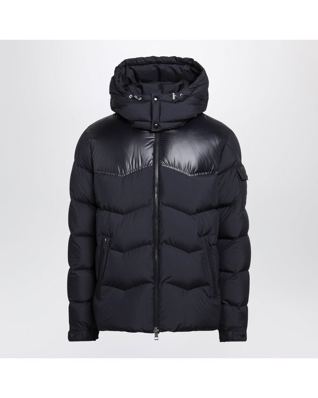 Moncler Blue Ravelis Short Down Jacket for men