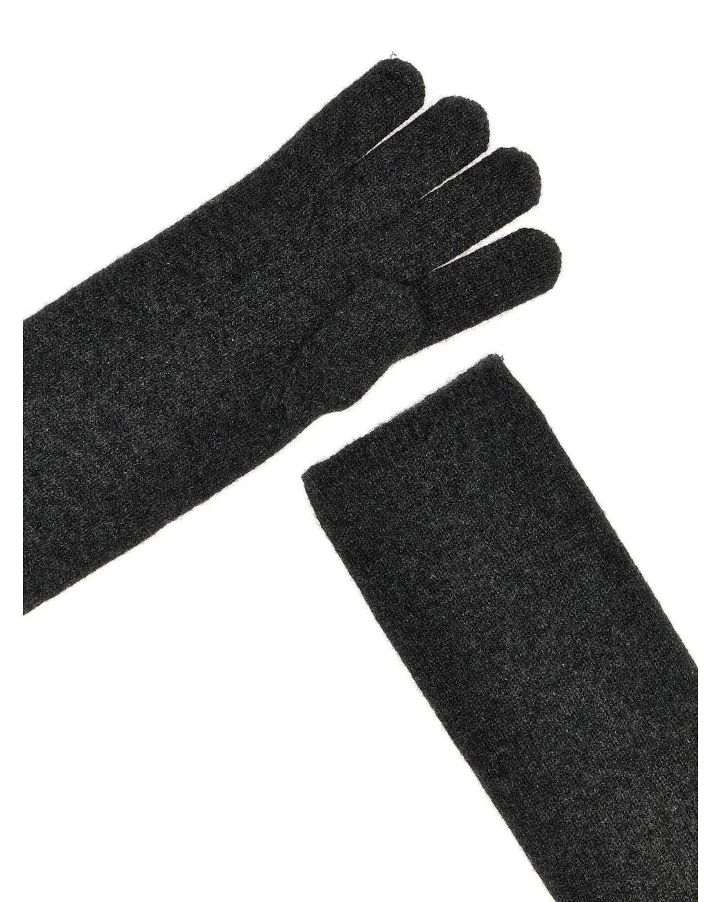 Max Mara Black Dark 'Alaggio' Gloves