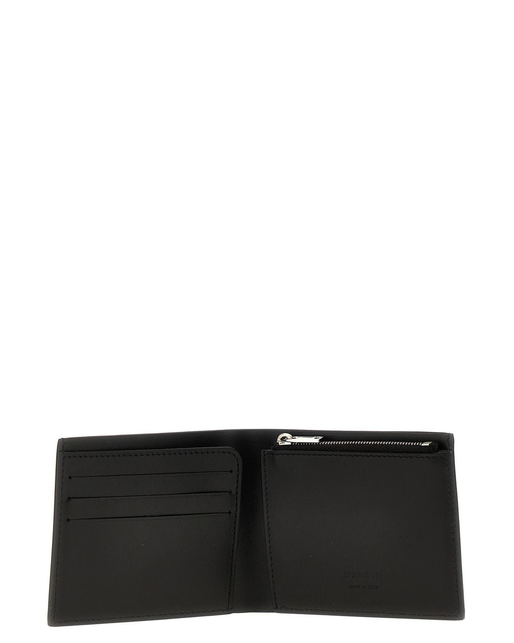 Jil Sander Black Leather Wallet for men