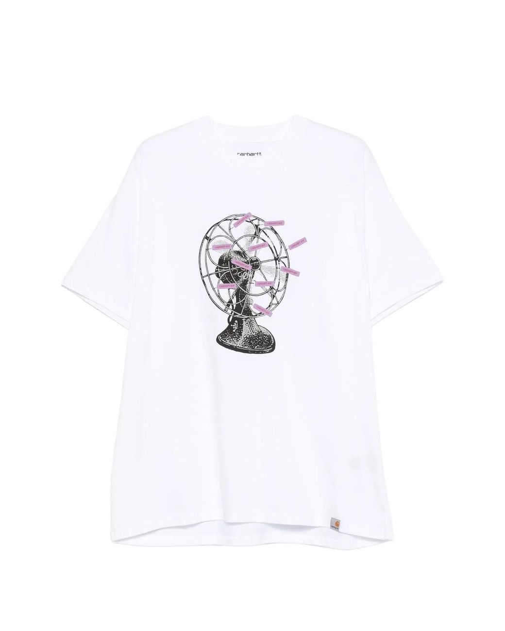 Carhartt White Fan Graphic-Print T-Shirt for men