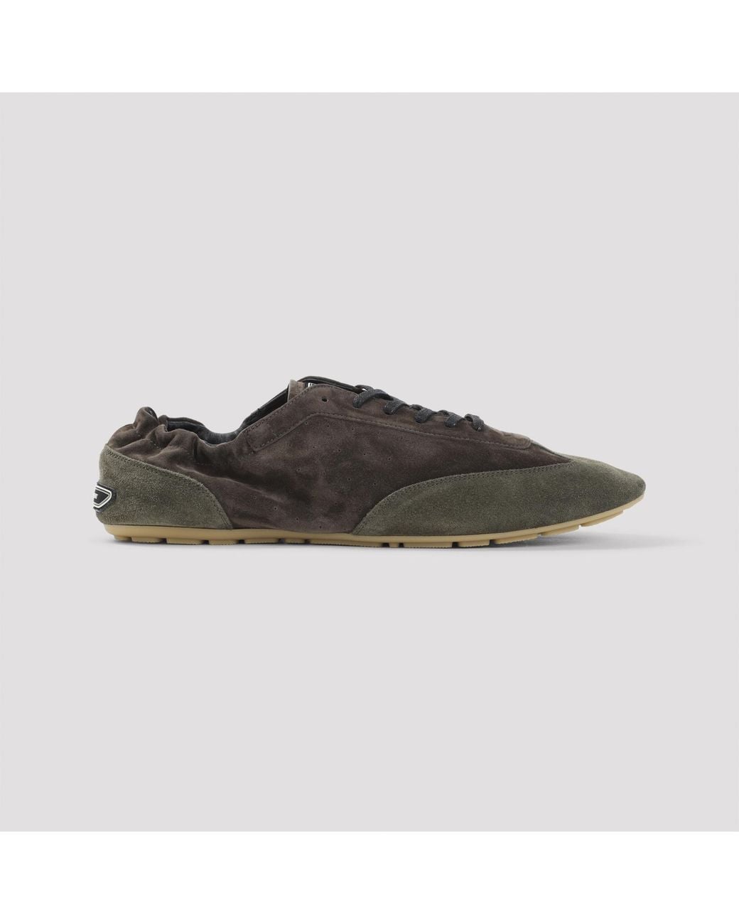 Saint Laurent Brown Two-Tone Suede Lewis Sneakers for men