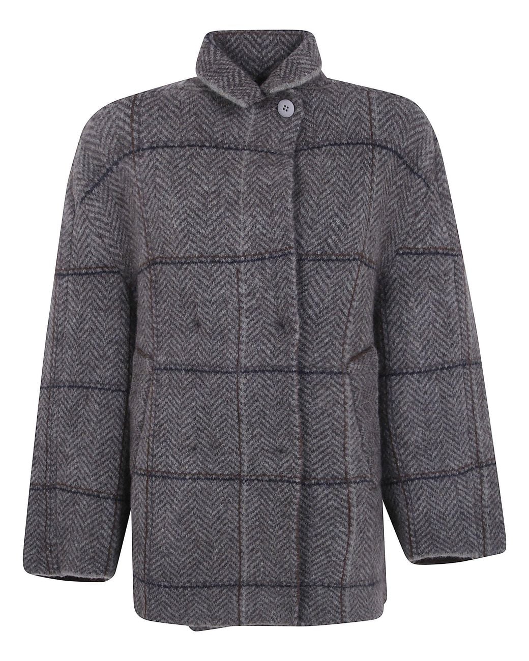 Boboutic Gray "Spina" Double Breasted Jacket