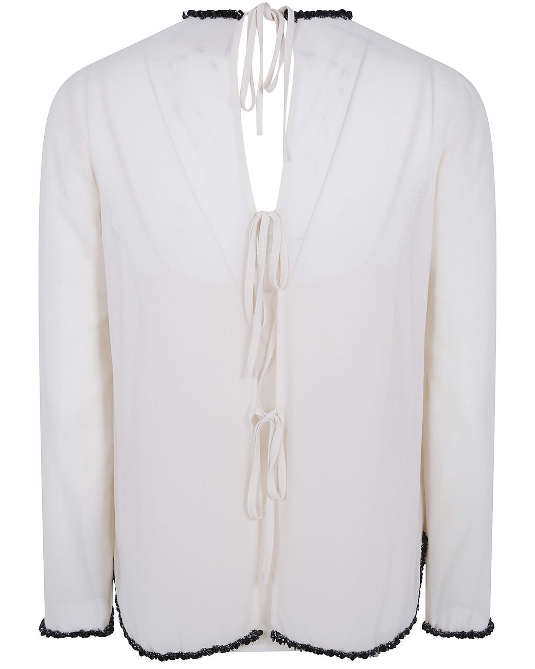 Semicouture White "Florinda" Bluse