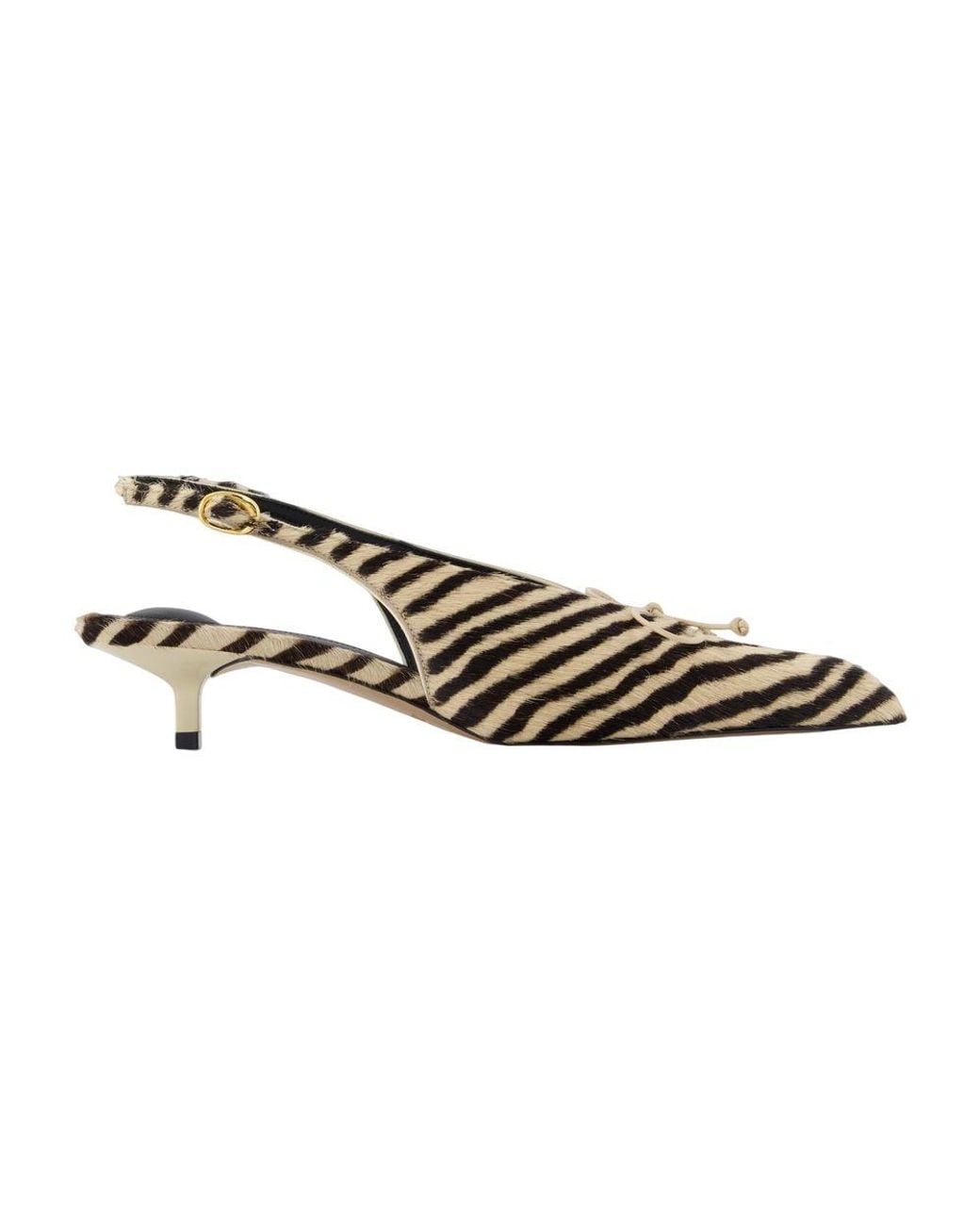 Jacquemus Brown Les Slingbacks Cubisto B