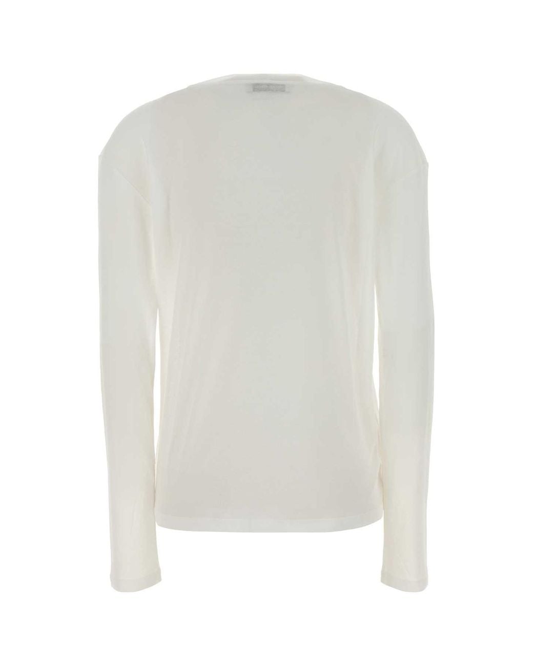 Miu Miu White Cotton T-Shirt