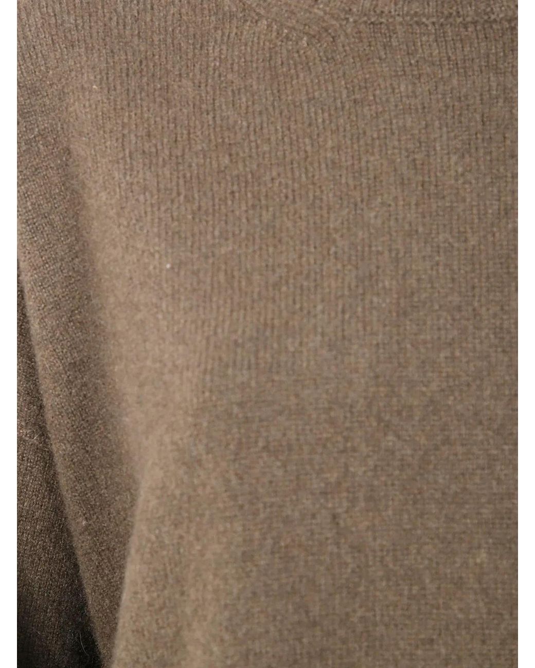 Uma Wang Brown "High Neck Top" Sweater