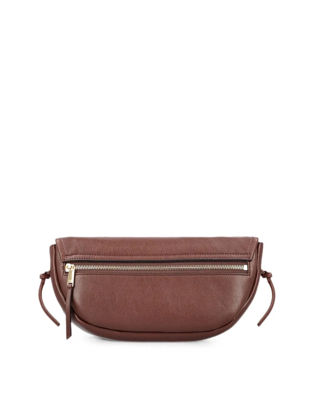 Céline Brown Little Halfmoon Cross Body Bag