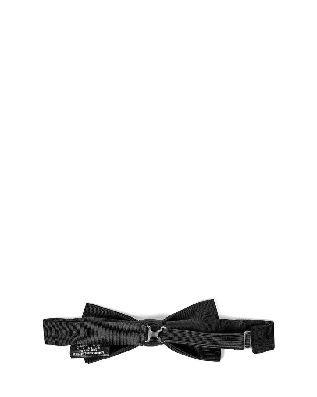 DSquared² Black D2 Classic Bow Tie for men