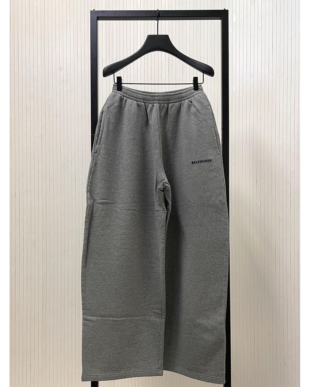 Balenciaga Gray Barrel Sweatpants