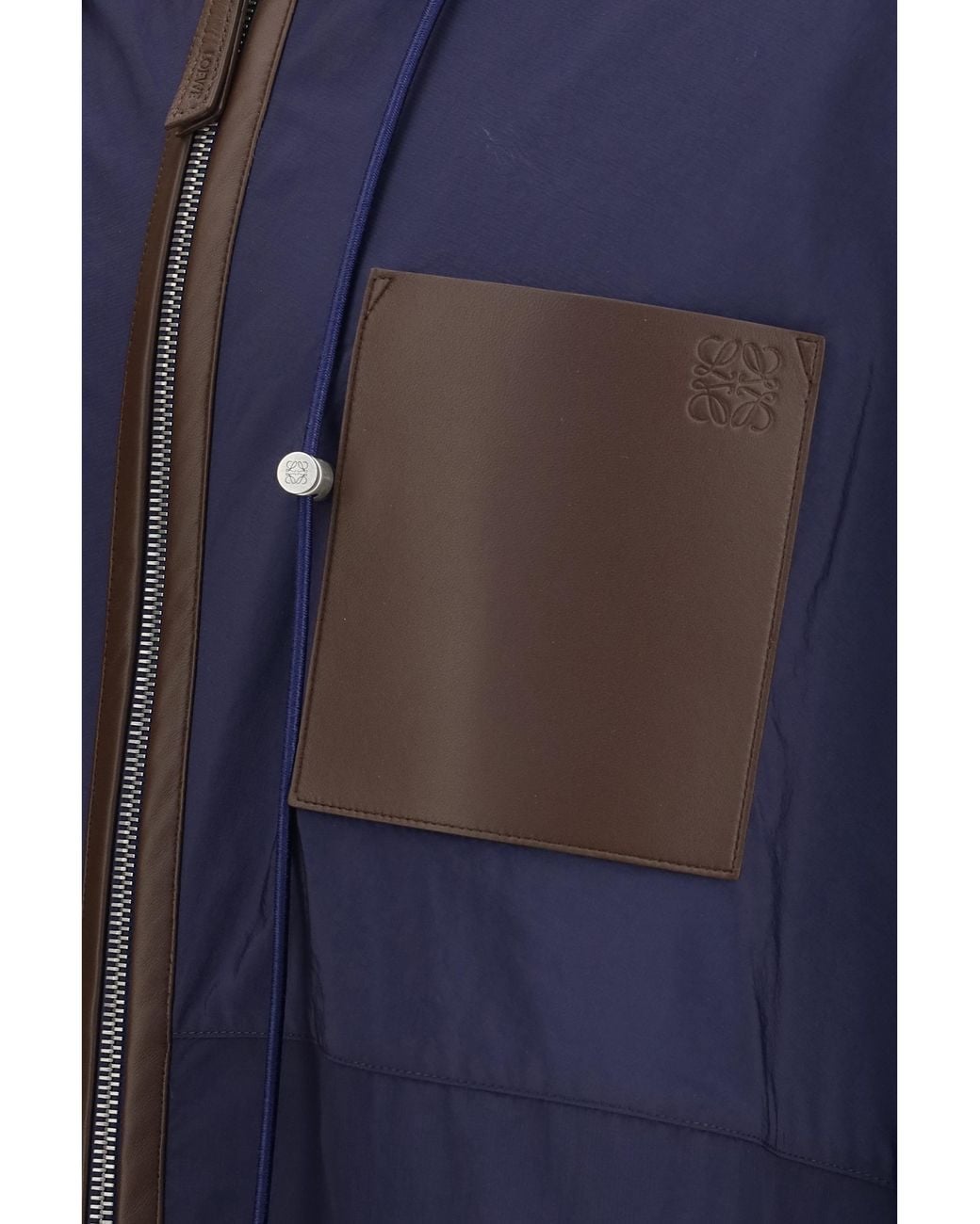 Loewe Blue Hooded Technical Fabric Jacket X Paula's Ibiza for men