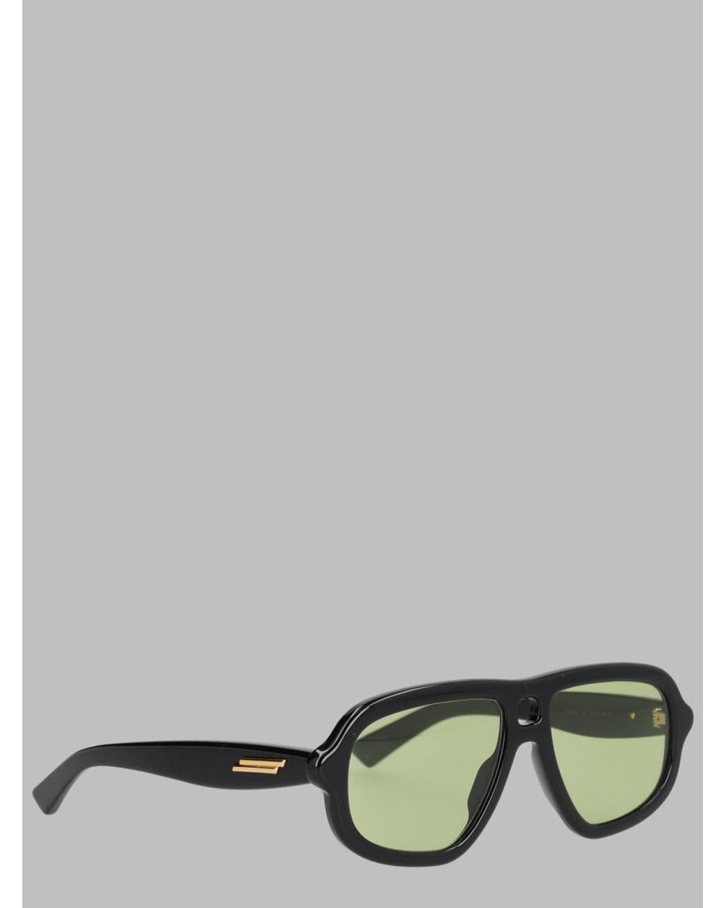 Bottega Veneta Green Occhiale Da Sole Aviator "Sophia Ribbon"
