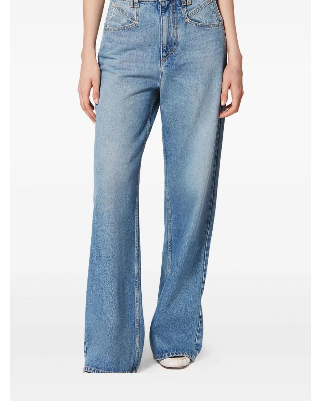 Isabel Marant Blue Pantalone Lemony