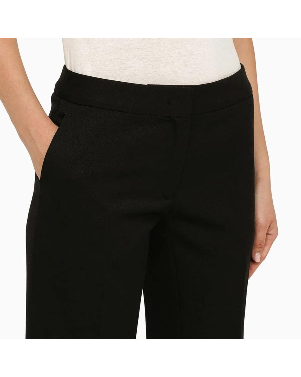 Jil Sander Black Slim Tailored Pant