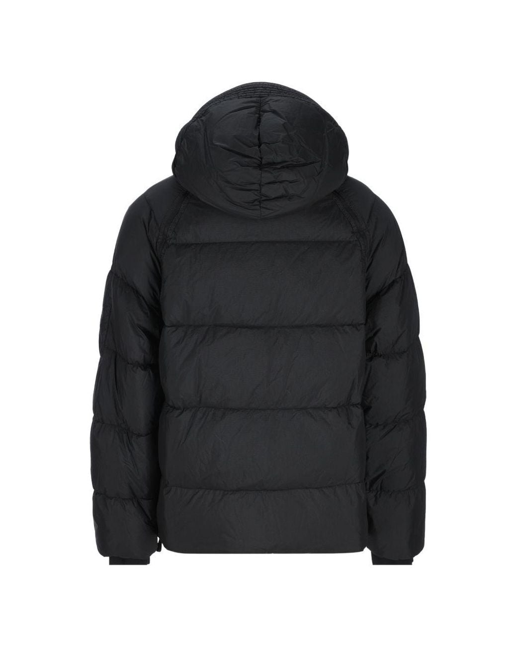 C P Company Black C.P.Company Short Down Jacket for men