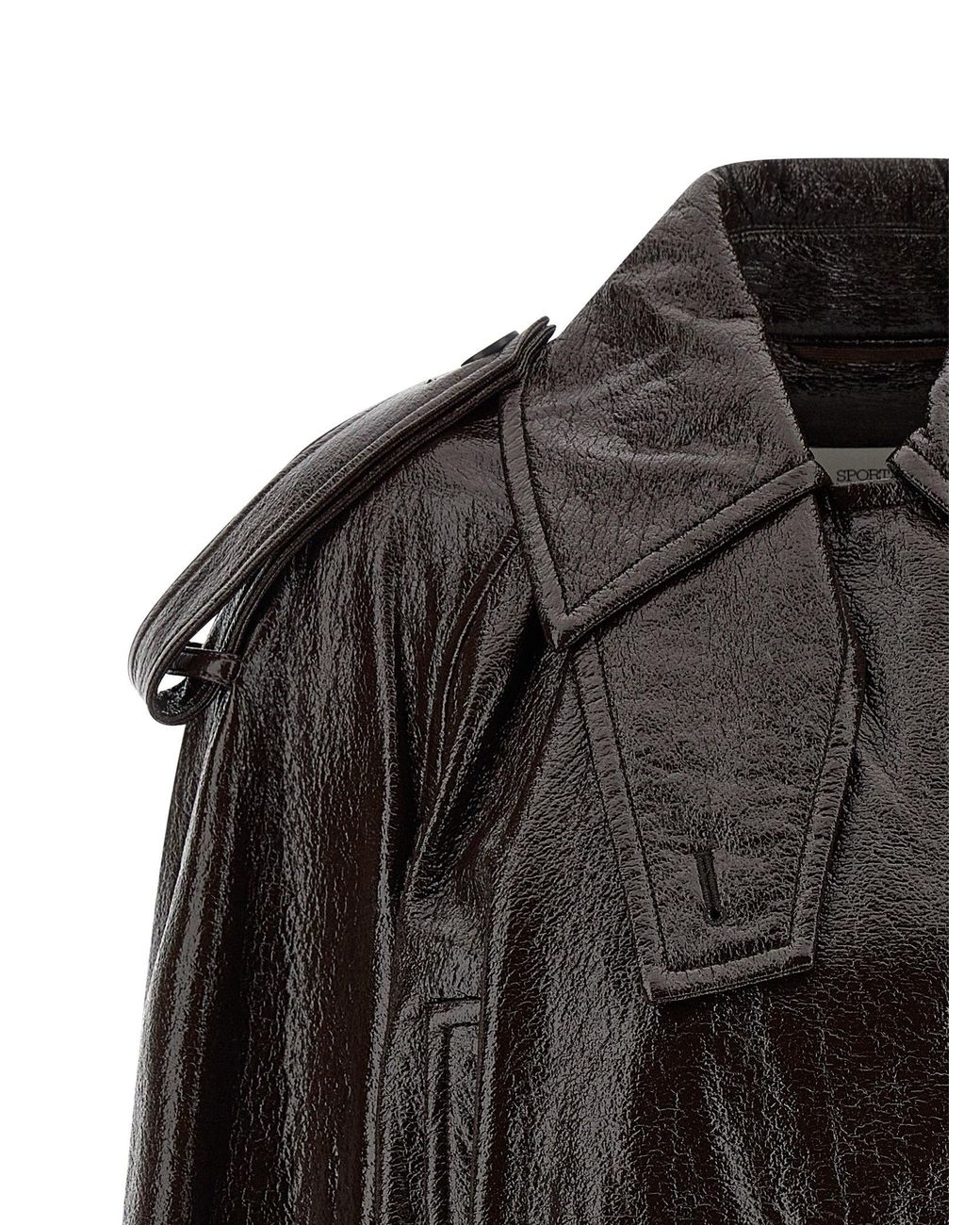 Sportmax Black Beta1234 Coats And Trench Coats