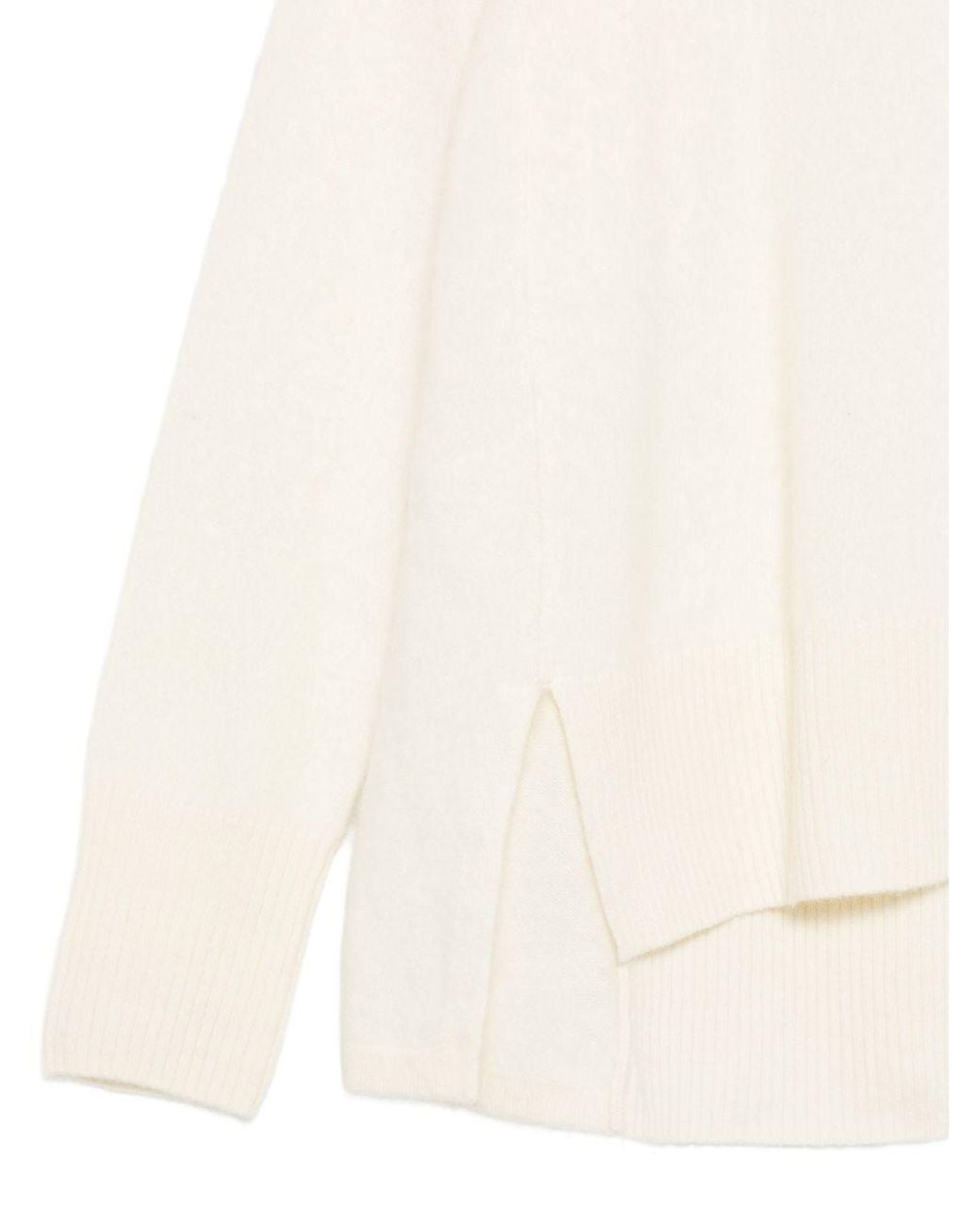 C.t. Plage Natural Wool Turtle-Neck Jumper
