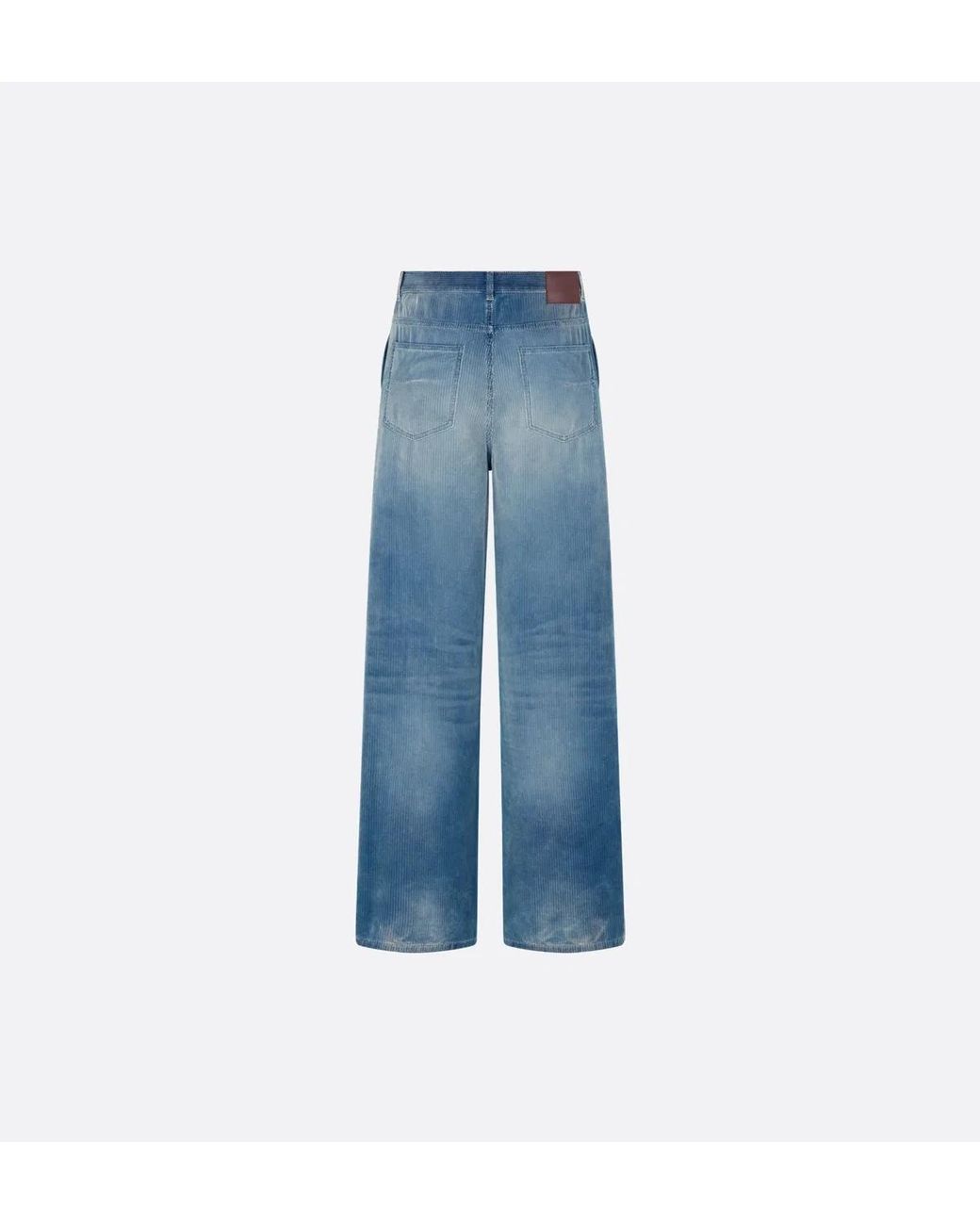 Dior Blue Cotton Jeans Denim Fabric for men