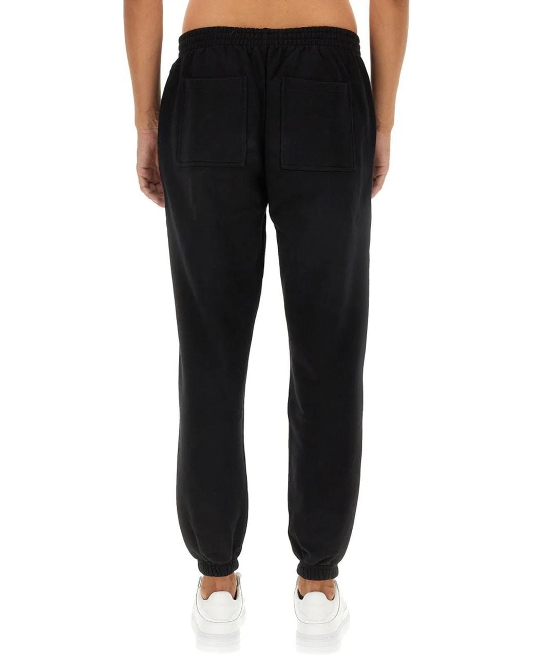Represent Black Logo Print Sweatpants for men