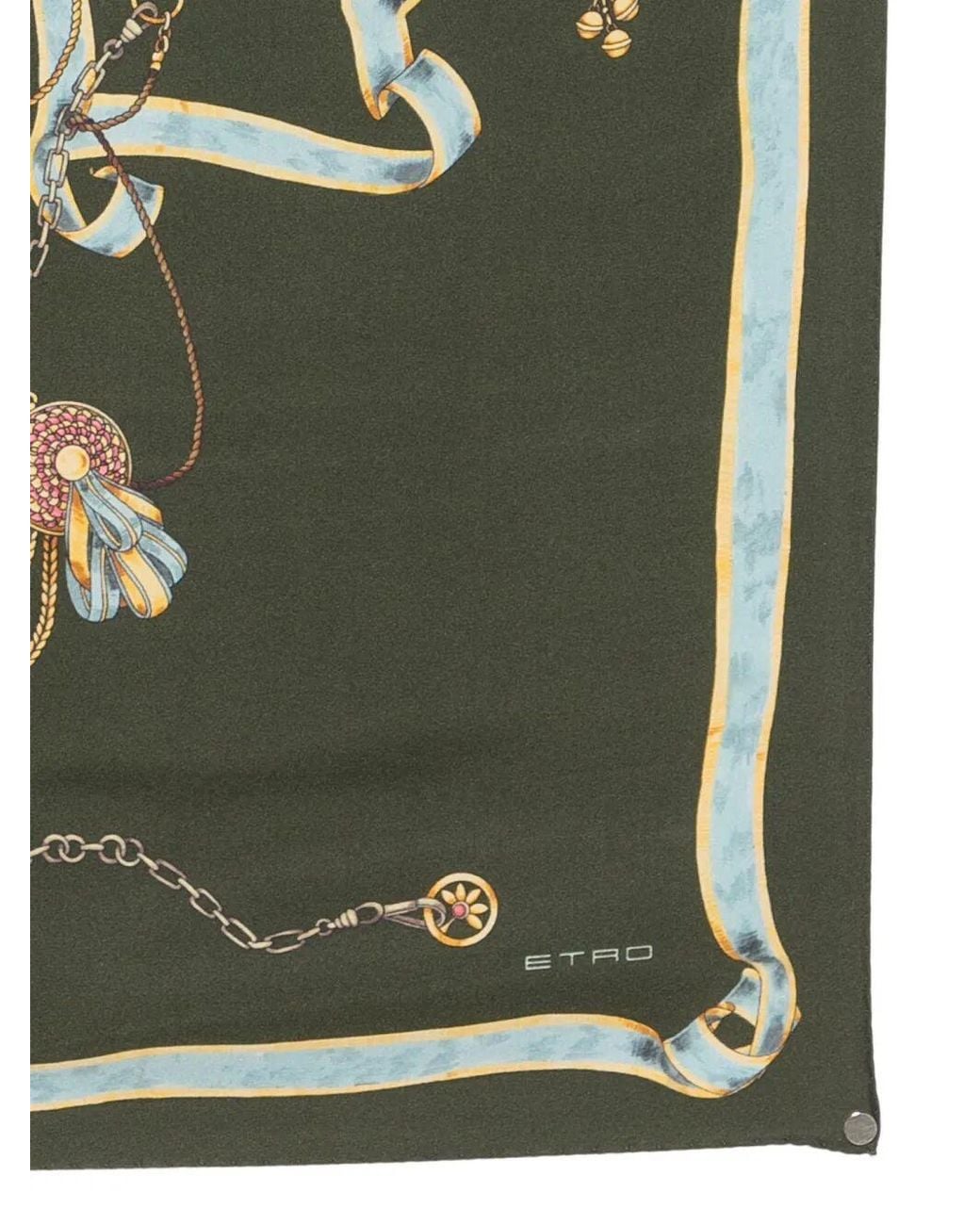 Etro Green Foulard