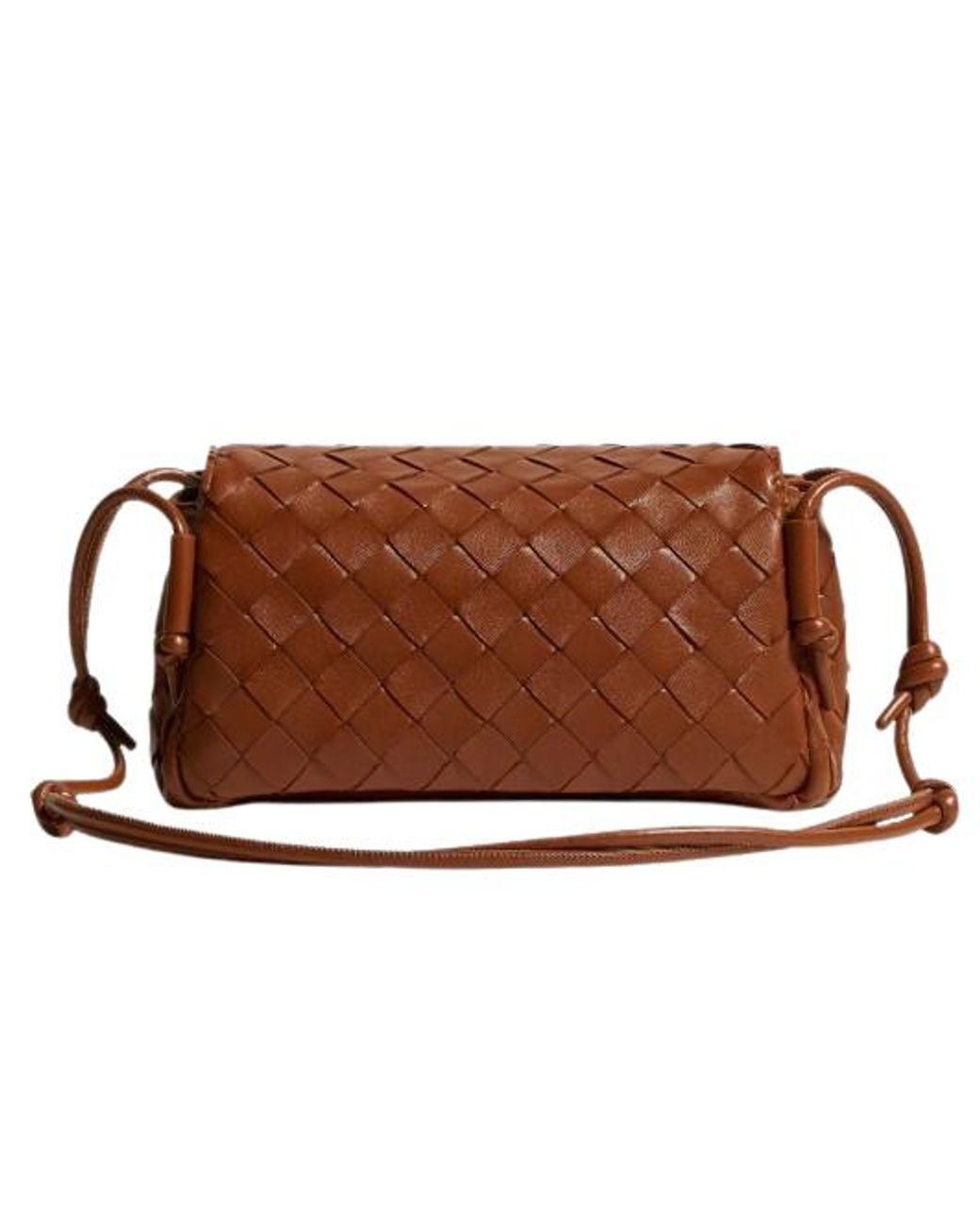 Bottega Veneta Brown Intrecciato Shoulder Bag