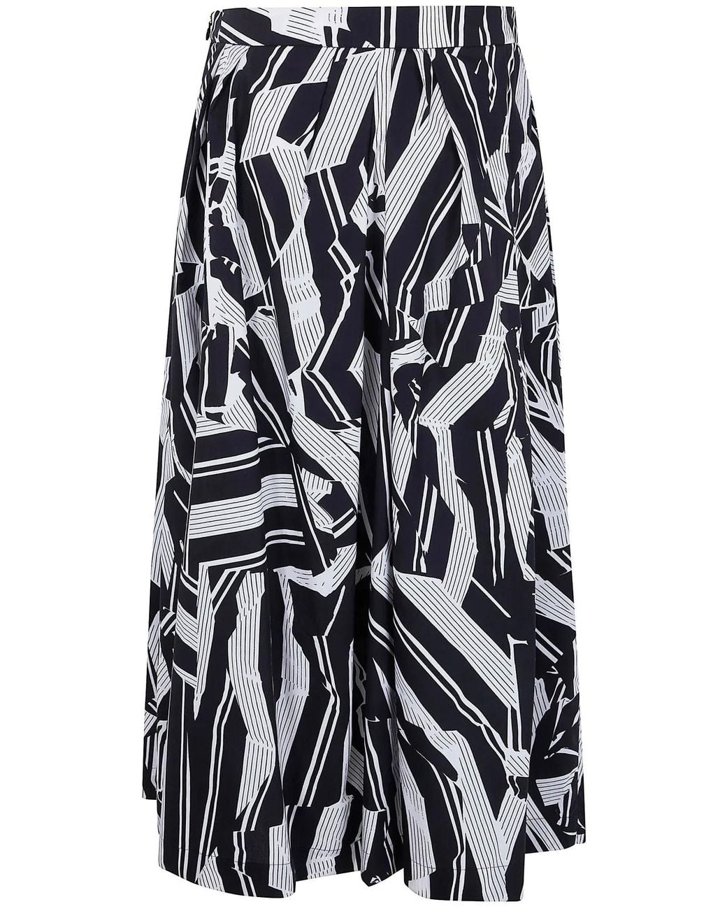 Dries Van Noten Black "Soni" Midi Skirt