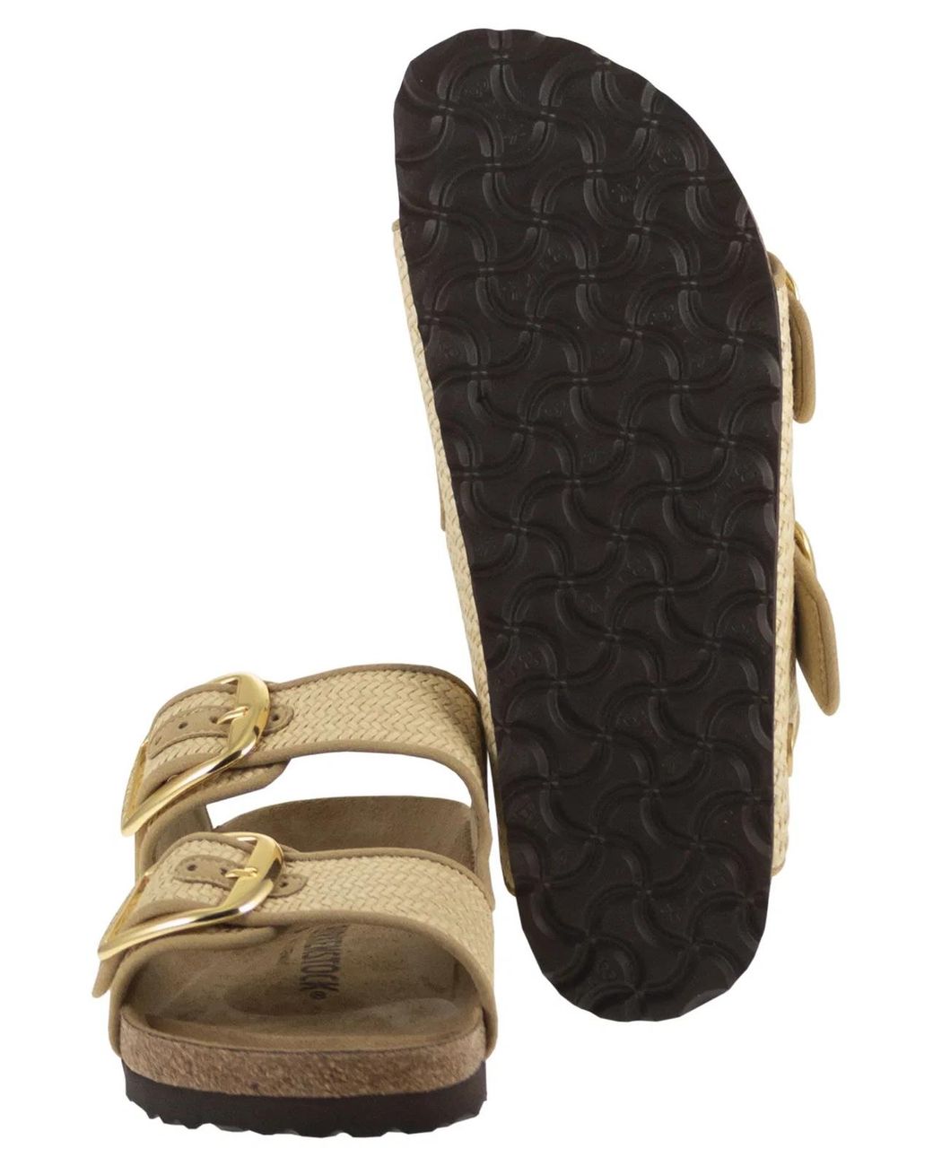 Birkenstock Arizona Big Buckle Natural – Woven Textile Sandal