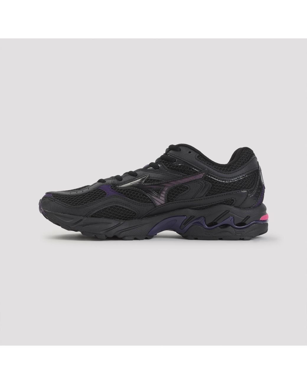 Mizuno Black Fuchsia Wave Mustang Lg Sport Sneakers